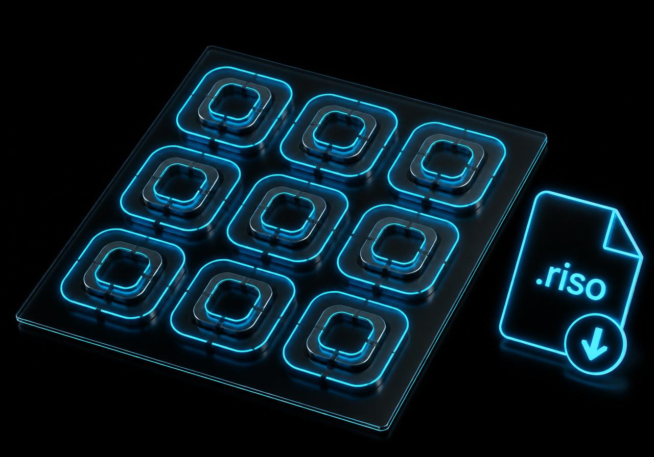 Nested parts on a sheet with cyan cut paths